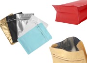 Aluminijumske DoyPack 130x70x200mm kesice na termo zatvaranje, sa sigurnosnom tračicom i zipom  - 25kom-slika_proizvoda