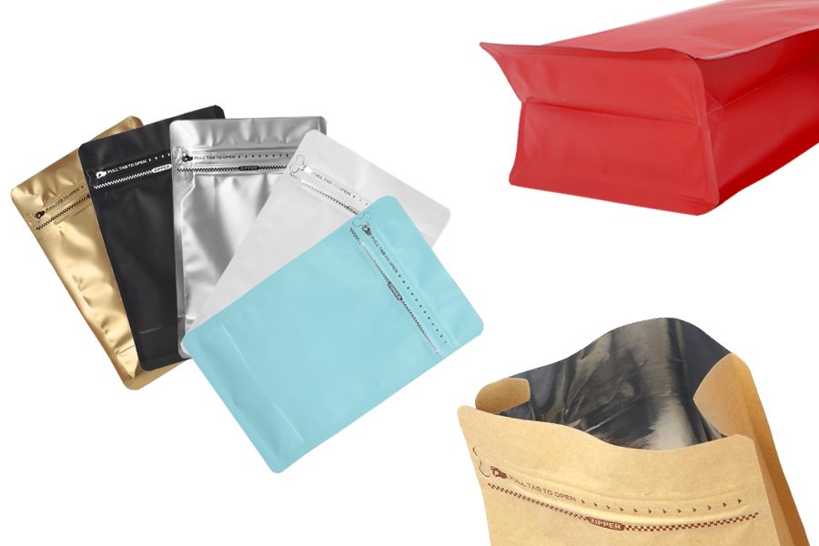 Aluminijumske DoyPack 130x70x200mm kesice na termo zatvaranje, sa sigurnosnom tračicom i zipom  - 25kom-slika_proizvoda