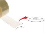 Termoskupljajuća perforirana plastična folija širine 96 mm - dužina metar (f 61.1)-dimenzije_slike