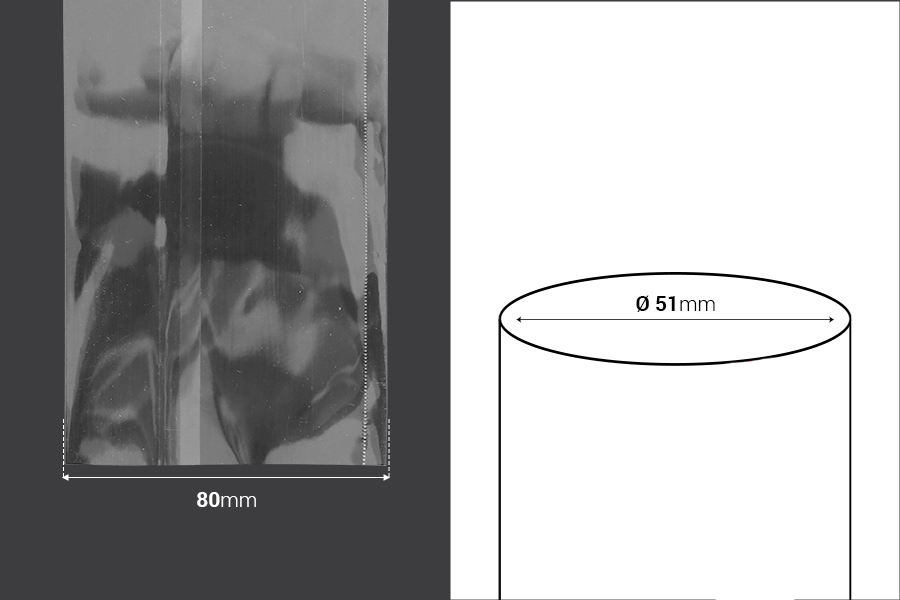 Termoskupljajuća perforirana plastična folija širine 80 mm - dužina metar (f 51) Termoskupljajuća perforirana plastična folija širine 80 mm - dužina metar (f 51)