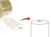 Termoskupljajuća perforirana plastična folija širine 130 mm - dužina metar (f 82)-dimenzije_slike