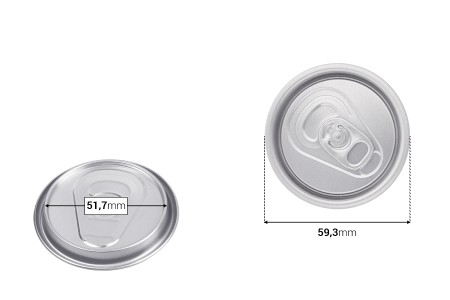 Aluminijumski zatvarač (mali otvor) za plastične limenke 21-75- (zahteva upotrebu mašine za zatvaranje) - 50 kom-dimenzije_slike