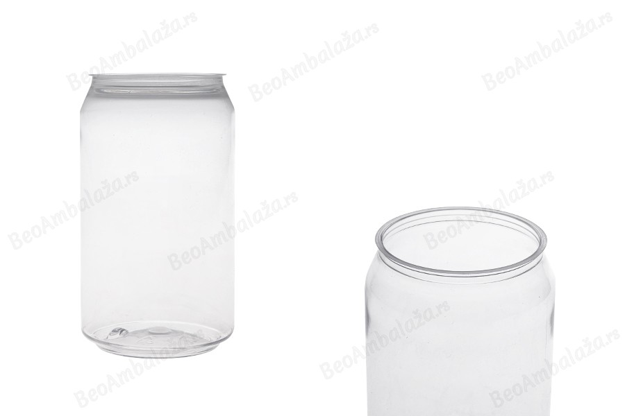 Providna (PET) plastična limenka 330mL (niska) bez poklopca - 200 kom-slika_proizvoda