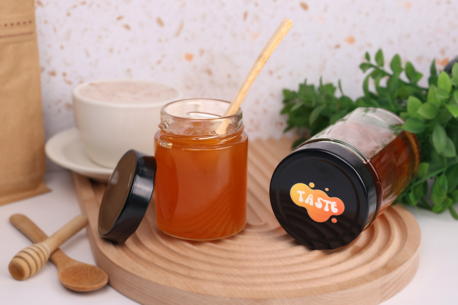 Cilindrična staklena tegla 500mL sa crnim zatvaračem T.O 70 Deep - 60 kom-grupa_slika