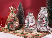 Božićna zlatna vrećica od tila 130x180 mm - 50 kom-grupa_slika