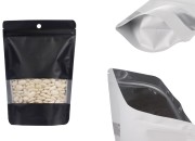 Aluminijumske DoyPack kesice sa zip zatvaranjem, prozorom i mogućnošću termo zatvaranja 140x40x200 mm – 100 kom Aluminijumske DoyPack kesice sa zip zatvaranjem, prozorom i mogućnošću termo zatvaranja 140x40x200 mm – 100 kom