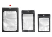 Aluminijumske kesice sa „zip“ zatvaranjem 155x235 mm, sa providnom prednjom stranom i mogućnošću termo zatvaranja - 100 kom-grupa_slika