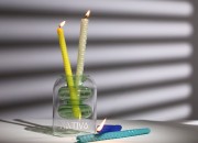 Komplet za izradu sveća - sveće od pčelinjeg voska u raznim bojama (10 listova)-grupa_slika