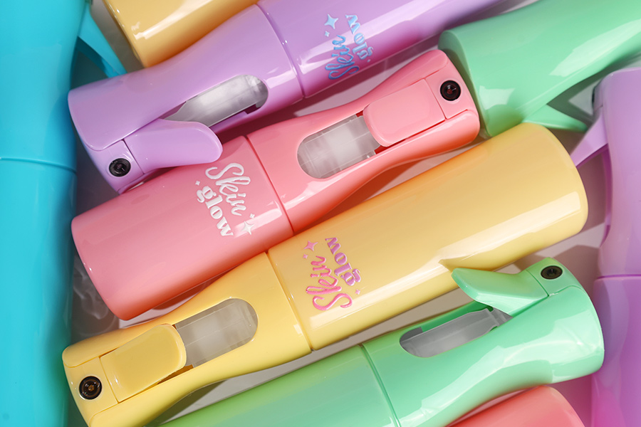 Plastična dopunjiva bočica sa raspršivačem od 300 mL, u različitim bojama-grupa_slika