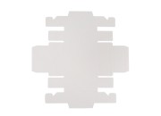 Kartonska kutija (300gsm) za pakovanje 85x85x30 mm na izvlačenje sa providnim spoljašnjim delom, bele ili kraft boje - 12 kom-grupa_slika