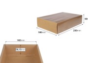 Kartonska kutija (300gsm) za pakovanje 250x60x180 mm na izvlačenje sa providnim spoljašnjim delom, bele ili kraft boje - 12 kom-dimenzije_slike