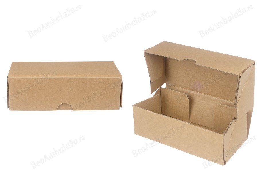 Kartonska kutija za pakovanje 170x80x55 mm od troslojnog kartona, samosklapajuća - 10 kom-slika_proizvoda