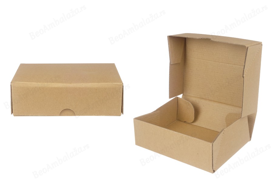 Kartonska kutija za pakovanje 170x125x55 mm od troslojnog kartona, samosklapajuća - 10 kom-slika_proizvoda