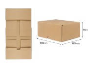 Kartonska kutija za pakovanje 170x125x75 mm od troslojnog kartona, samosklapajuća - 10 kom Kartonska kutija za pakovanje 170x125x75 mm od troslojnog kartona, samosklapajuća - 10 kom