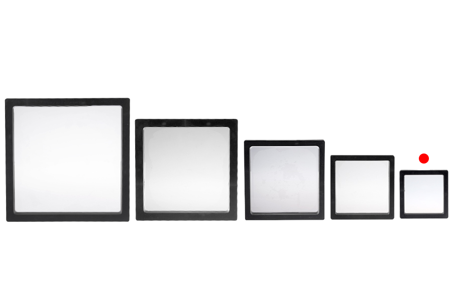 Plastični ram za izlaganje proizvoda 67x20x67 mm sa folijom - 10 kom-grupa_slika