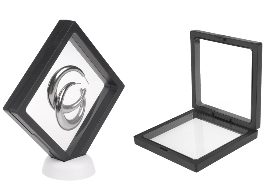 Plastični ram za izlaganje proizvoda 107x20x107 mm sa folijom - 10 kom