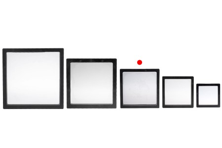 Plastični ram za izlaganje proizvoda 107x20x107 mm sa folijom - 10 kom-grupa_slika