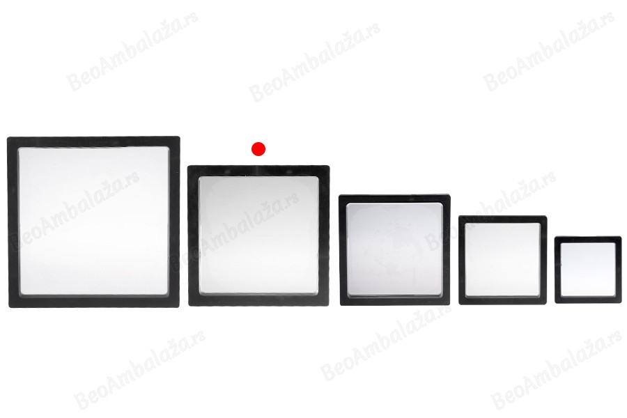 Plastični ram za izlaganje proizvoda 137x20x137 mm sa folijom - 10 kom-grupa_slika