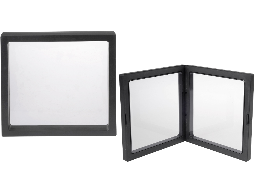 Plastični ram za izlaganje proizvoda 177x20x177 mm sa folijom - 10 kom