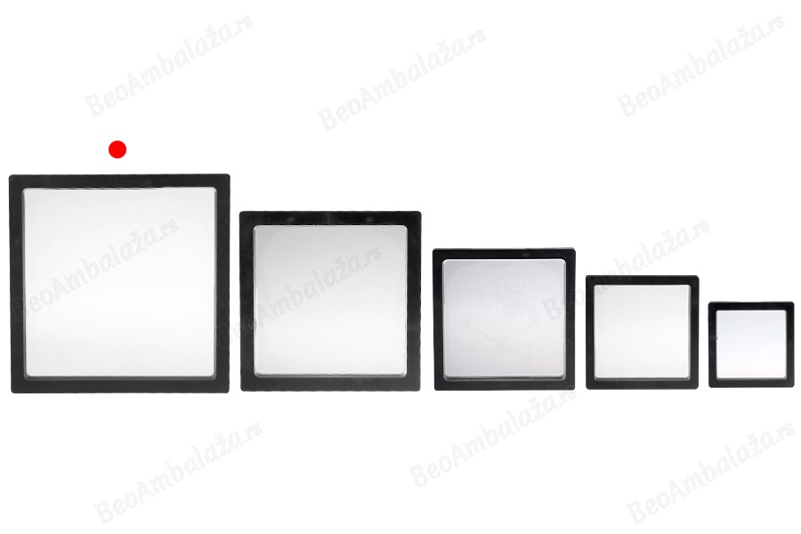 Plastični ram za izlaganje proizvoda 177x20x177 mm sa folijom - 10 kom-grupa_slika