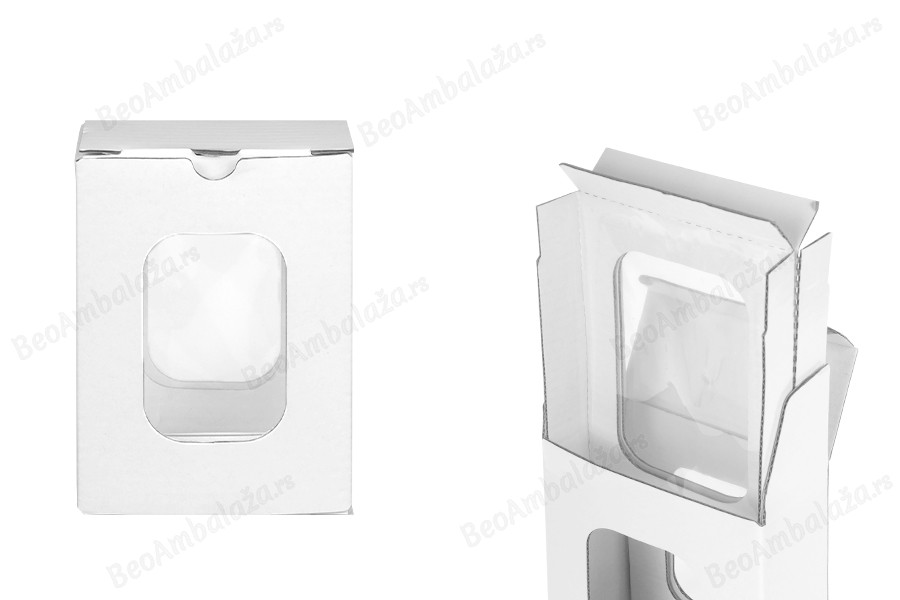 Kartonska kutija za pakovanje proizvoda 136x100x46 mm sa unutrašnjom zaštitnom folijom - 20 kom-slika_proizvoda
