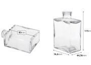 Staklena četvrtasta flaša 200mL Staklena četvrtasta flaša 200mL