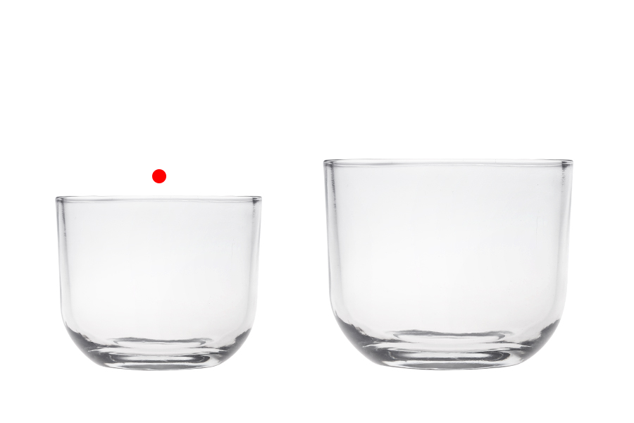 Staklena providna dekorativna posuda 125x103 mm za sveću-grupa_slika