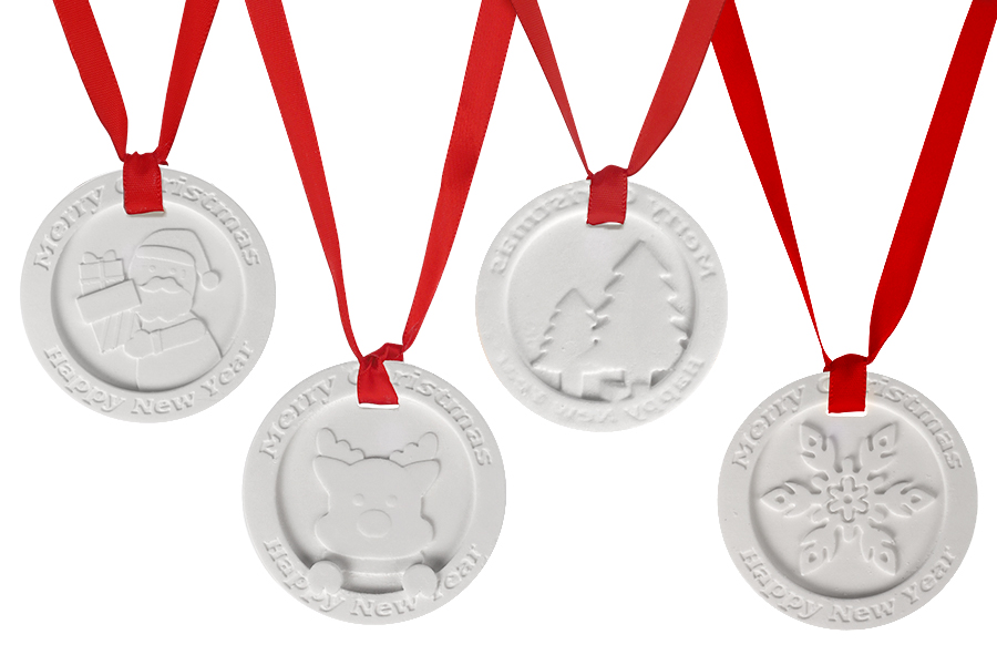 Gipsani viseći osveživač prostora u raznim Božićnim dizajnima 62x10 mm sa trakom (sa mirisom)-slika_proizvoda