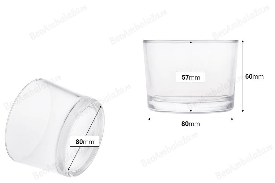 Staklena cilindrična posuda 190 mL (80x60 mm)-dimenzije_slike