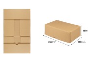 Kartonska kutija za pakovanje 250x160x100 mm od troslojnog kartona, samosklapajuća - 10 kom Kartonska kutija za pakovanje 250x160x100 mm od troslojnog kartona, samosklapajuća - 10 kom