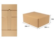 Kartonska kutija za pakovanje 250x200x100 mm od troslojnog kartona, samosklapajuća - 10 kom Kartonska kutija za pakovanje 250x200x100 mm od troslojnog kartona, samosklapajuća - 10 kom