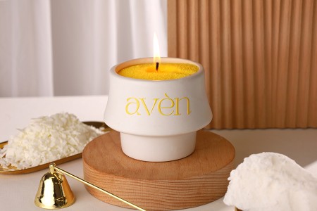 Keramička posuda 105x80 mm za sveću ili saksija za cveće, u crnoj ili beloj boji-grupa_slika