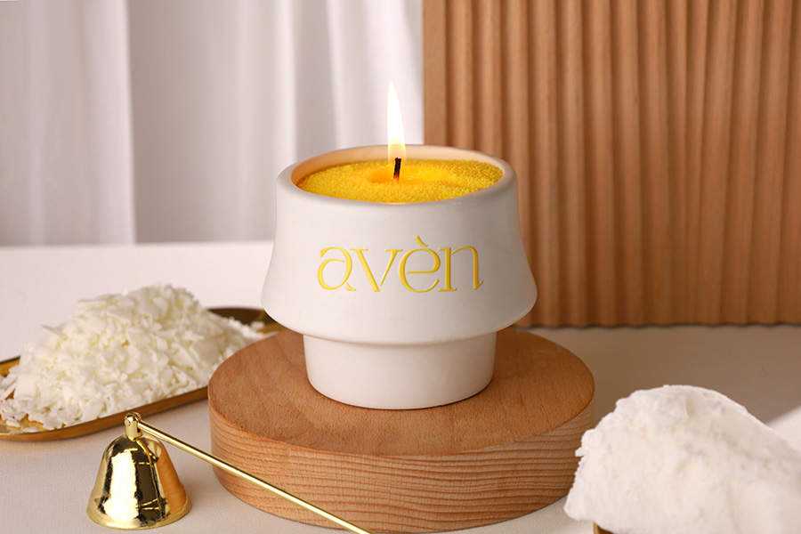 Keramička posuda 105x80 mm za sveću ili saksija za cveće, u crnoj ili beloj boji-grupa_slika