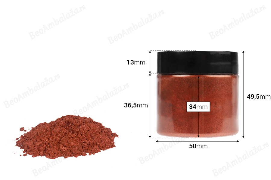Pigment u prahu 25 gr (mica - liskun) u raznim bojama-dimenzije_slike
