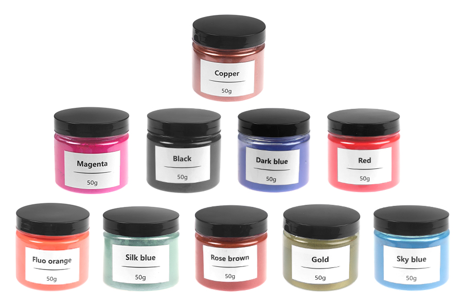 Pigment u prahu 50 gr (mica - liskun) u raznim bojama