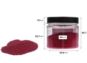 Prah u boji 50 gr u raznim bojama sa šljokicama-dimenzije_slike