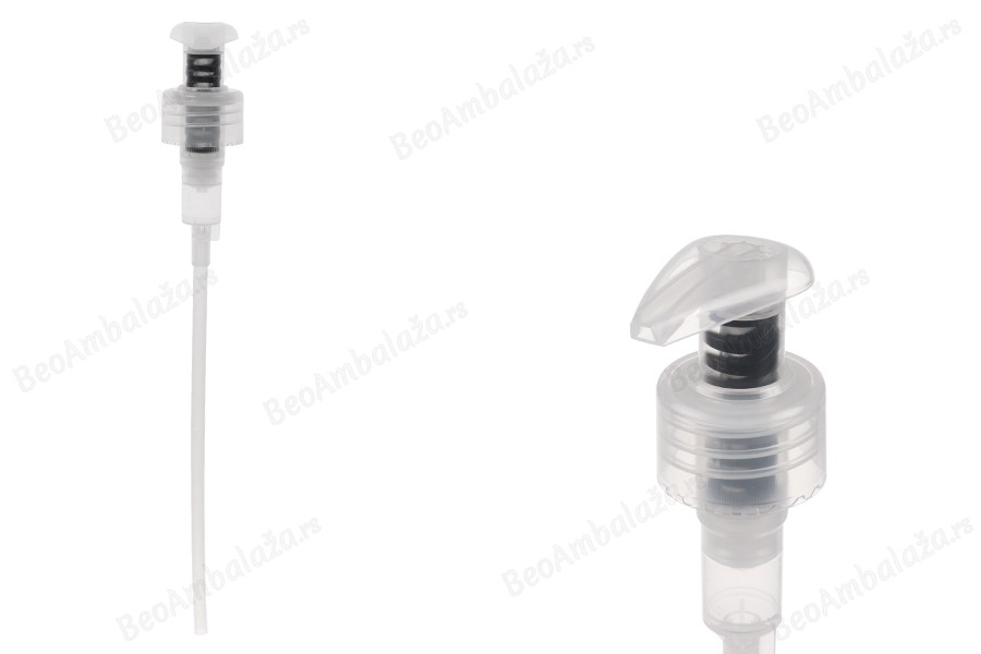 Metal free pumpica za kreme od plastike (bez metala) 28/410 za kozmetiku-slika_proizvoda