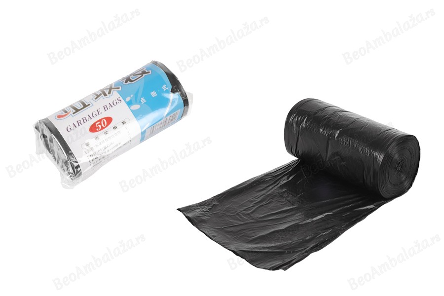 Plastične kese za jednokratnu upotrebu 50x45 cm, bez trake za vezivanje – rolna od 50 komada-slika_proizvoda