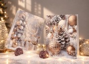 Božićna papirna poklon-kesa 180x85x240 mm sa ručkom od kanapa – 12 komada, različiti dezeni-grupa_slika