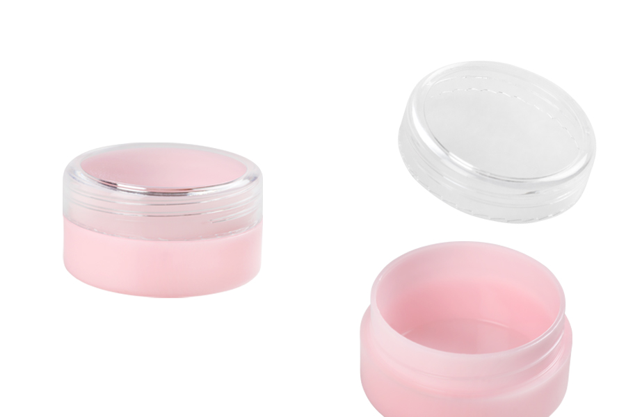 Akrilna roze kutijica 10mL, sa providnim zatvaračem - 12 kom-slika_proizvoda