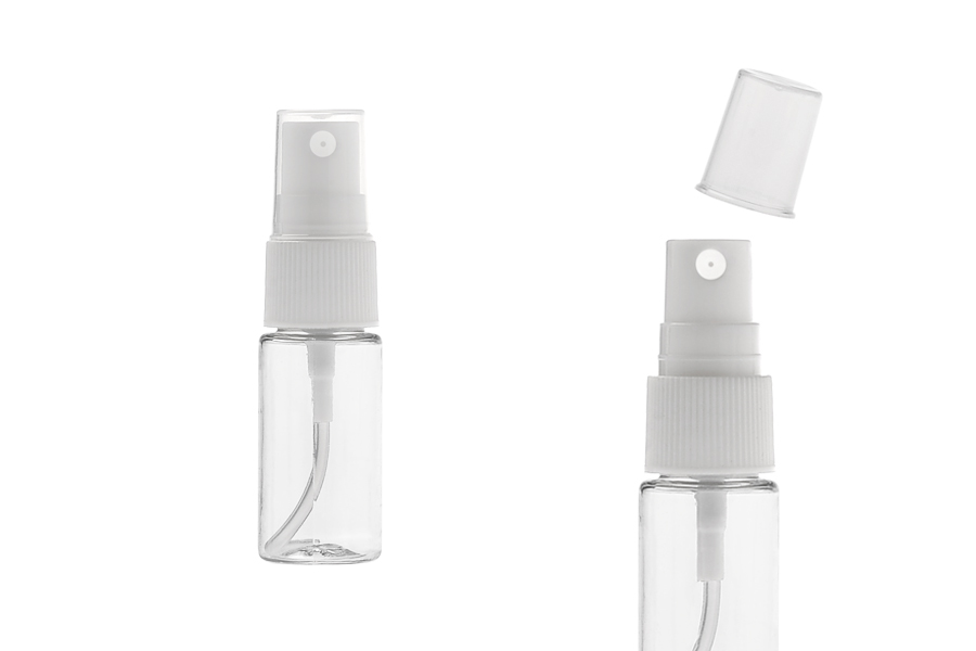 PET flašica 10mL sa sprejom u dve boje i zatvaračem - 12 kom
