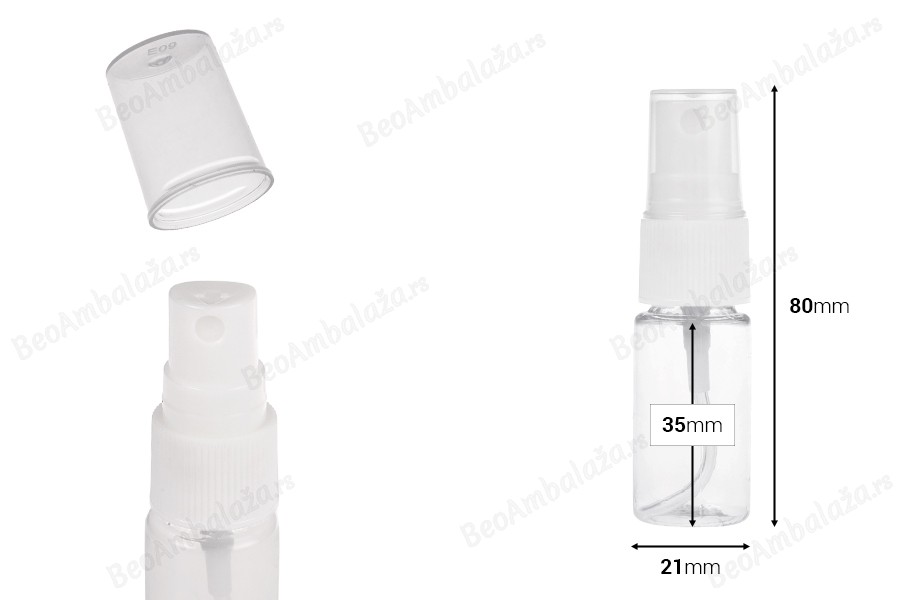 PET flašica 10mL sa sprejom u dve boje i zatvaračem - 12 kom-dimenzije_slike