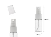 PET flašica 10mL sa sprejom u dve boje i zatvaračem - 12 kom