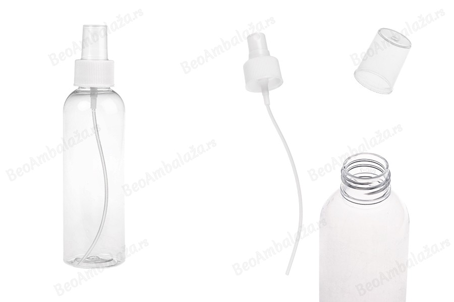 Providna PET flašica 150mL za lagane masne supstance sa sprejom i zatvaračem  - 12 kom-slika_proizvoda