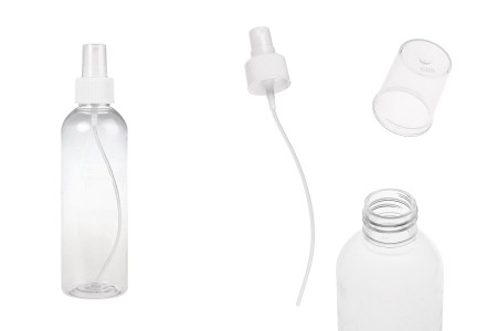 Providna PET flašica 200mL za lagane masne supstance sa sprejom i zatvaračem  - 12 kom-slika_proizvoda
