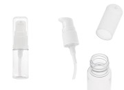 PET flašica 10mL za kreme sa pumpicom i providnim zatvaračem - 12 kom-slika_proizvoda