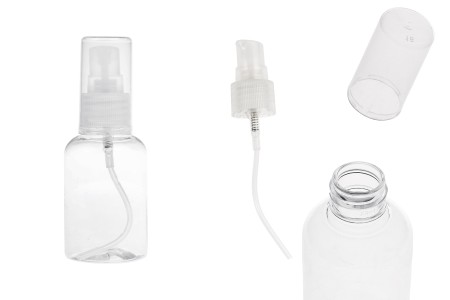 Providna PET flašica 50mL za kreme sa pumpicom - 12 kom-slika_proizvoda