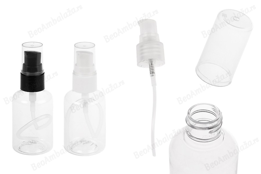 Plastična flašica (PET) od 50 ml sa pumpicom - 12 kom-slika_proizvoda