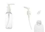 Plastična PET Flašica 100mL sa pumpicom za šampon - 12 kom-slika_proizvoda