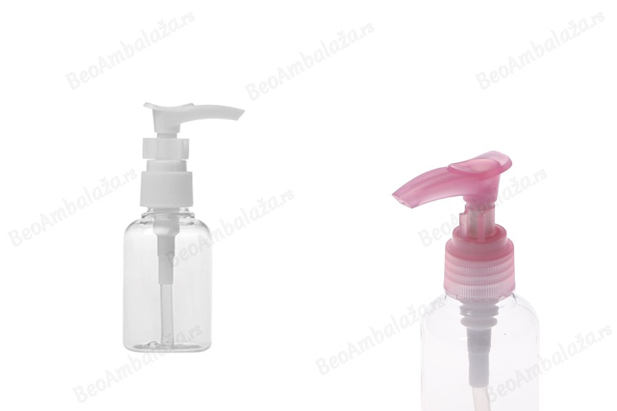 Providna PET flaša 50mL za pumpicom u dve boje za šampone - 12 kom-slika_proizvoda